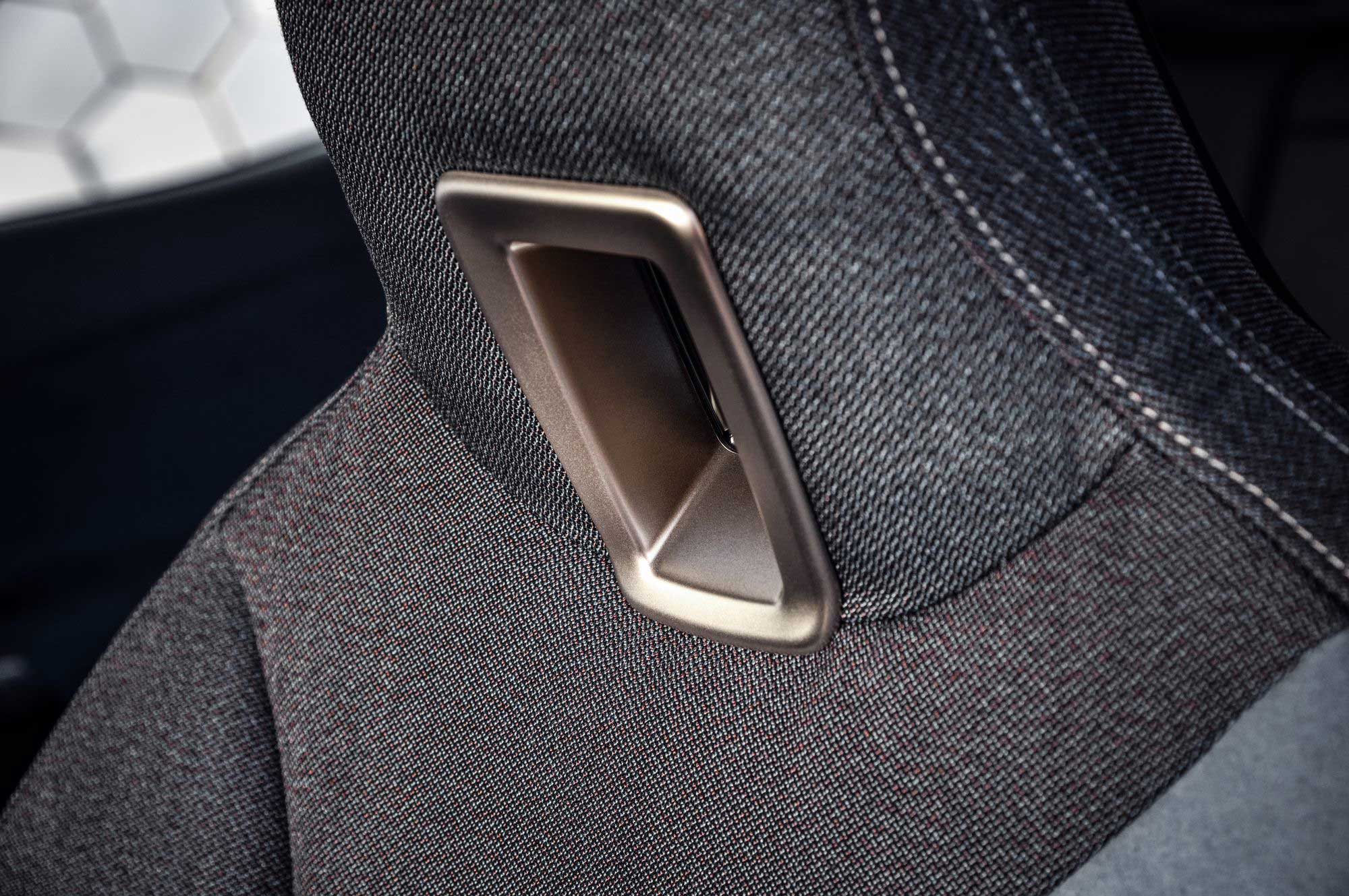 салон BMW iX xDrive декоративный элемент переднего сиденья BMW iX xDrive декоративный элемент сиденья